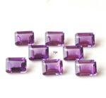 Natural 4×6 mm African Amethyst Octagon Faceted AAA Quality – Amethyst Octagon Faceted 4x6mm