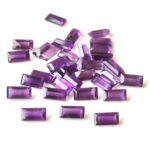 Natural 2.5×5 mm African Amethyst Baguette Faceted AAA Quality – Amethyst Baguette Faceted 2.5x5mm