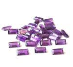 Natural 2.5×5 mm African Amethyst Baguette Faceted AAA Quality – Amethyst Baguette Faceted 2.5x5mm