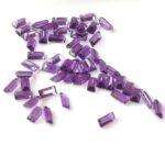 Natural 1.5x3mm African Amethyst Baguette Faceted AAA Quality – Amethyst Baguette Faceted 1.5x3mm