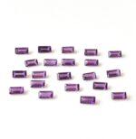 Natural 1.5x3mm African Amethyst Baguette Faceted AAA Quality – Amethyst Baguette Faceted 1.5x3mm