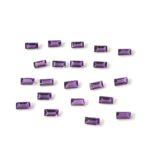 Natural 1.5x3mm African Amethyst Baguette Faceted AAA Quality – Amethyst Baguette Faceted 1.5x3mm