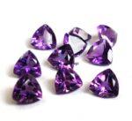 Natural 5 mm African Amethyst Trillion Faceted AAA Quality – Amethyst Trillion Faceted 5mm