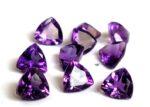 Natural 5 mm African Amethyst Trillion Faceted AAA Quality – Amethyst Trillion Faceted 5mm