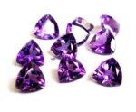Natural 3 mm African Amethyst Trillion Faceted AAA Quality – Amethyst Trillion Faceted 3mm
