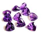Natural 5 mm African Amethyst Trillion Faceted AAA Quality – Amethyst Trillion Faceted 5mm