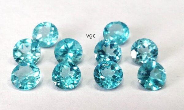 Natural 6 mm Apatite Round Faceted AAA Quality – Apatite Round Faceted 6mm