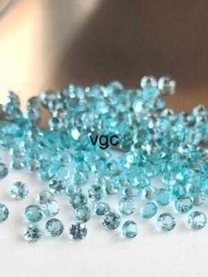 Natural 2 mm Apatite Round Faceted AAA Quality – Apatite Round Faceted 2mm