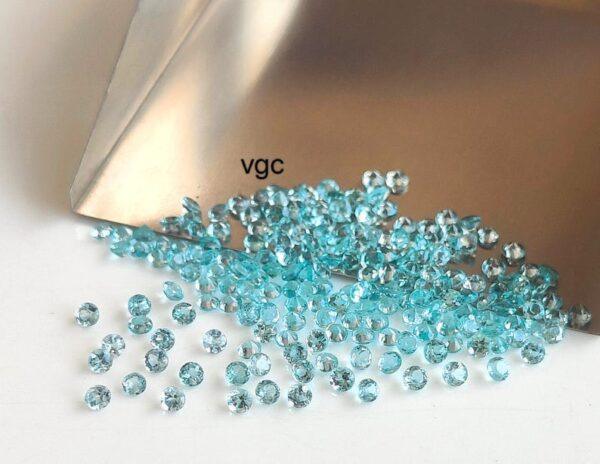 Natural 2 mm Apatite Round Faceted AAA Quality – Apatite Round Faceted 2mm
