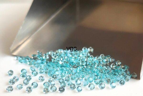 Natural 2 mm Apatite Round Faceted AAA Quality – Apatite Round Faceted 2mm