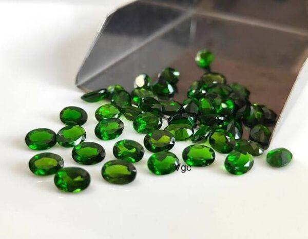 Natural 3×5 mm Chrome Diopside Oval Cut Faceted AAA Quality – Chrome Diopside Oval Faceted 3x5mm