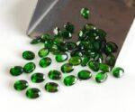 Natural 3×5 mm Chrome Diopside Oval Cut Faceted AAA Quality – Chrome Diopside Oval Faceted 3x5mm