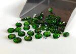 Natural 3×5 mm Chrome Diopside Oval Cut Faceted AAA Quality – Chrome Diopside Oval Faceted 3x5mm