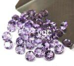 Natural 7 mm Pink Amethyst Round Faceted AAA Quality – Amethyst Round Faceted 7mm