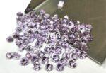 Natural 3 mm Pink Amethyst Round Faceted AAA Quality – Amethyst Round Faceted 3mm