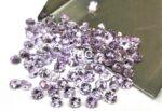 Natural 3 mm Pink Amethyst Round Faceted AAA Quality – Amethyst Round Faceted 3mm