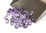 Natural 7 mm Pink Amethyst Round Faceted AAA Quality – Amethyst Round Faceted 7mm