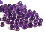 Natural 2 mm African Amethyst Round Cabochon Flat Back AAA Quality – Amethyst Round Cabochon