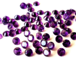 Natural 2.5 mm African Amethyst Round Faceted AAA Quality – Amethyst Round Faceted 2.5mm