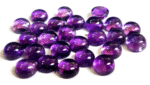 Natural 16 mm African Amethyst Round Cabochon Flat Back AAA Quality – Amethyst Round Cabochon