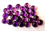 Natural 10 mm African Amethyst Round Cabochon Flat Back AAA Quality – Amethyst Round Cabochon