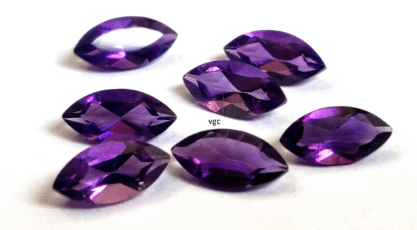 Natural 6×12 mm African Amethyst Marquise Faceted AAA Quality – Amethyst Marquise Faceted 6x12mm