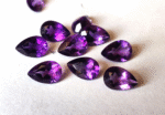Natural 4×6 mm African Amethyst Pear Faceted AAA Quality – Amethyst Pear Faceted 4x6mm