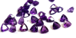 Natural 3 mm African Amethyst Trillion Faceted AAA Quality – Amethyst Trillion Faceted 3mm