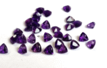 Natural 3 mm African Amethyst Trillion Faceted AAA Quality – Amethyst Trillion Faceted 3mm