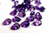 Natural 4×6 mm African Amethyst Pear Faceted AAA Quality – Amethyst Pear Faceted 4x6mm