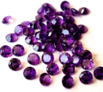 Natural 2.5 mm African Amethyst Round Faceted AAA Quality – Amethyst Round Faceted 2.5mm