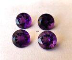 Natural 9 mm African Amethyst Round Faceted AAA Quality – Amethyst Round Faceted 9mm