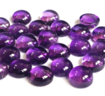 Natural 16 mm African Amethyst Round Cabochon Flat Back AAA Quality – Amethyst Round Cabochon