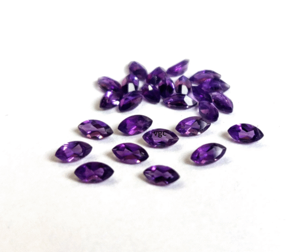 Natural 2×4 mm African Amethyst Marquise Faceted AAA Quality – Amethyst Marquise Faceted 2x4mm