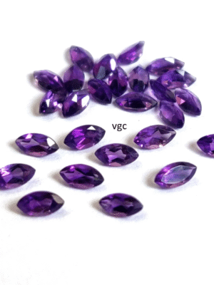 Natural 2×4 mm African Amethyst Marquise Faceted AAA Quality – Amethyst Marquise Faceted 2x4mm