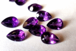 Natural 4×6 mm African Amethyst Pear Faceted AAA Quality – Amethyst Pear Faceted 4x6mm