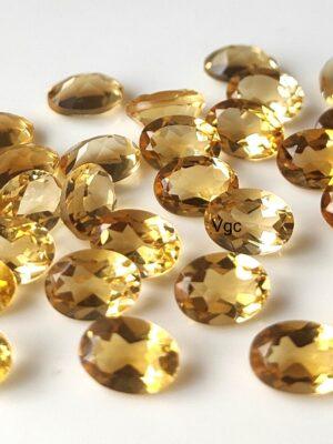 Natural 10×12 mm Citrine Oval Cut Faceted AAA Quality – Citrine Oval Faceted 10x12mm