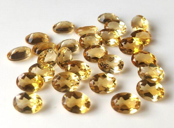 Natural 9×11 mm Citrine Oval Cut Faceted AAA Quality – Citrine Oval Faceted 9x11mm