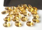 Natural 9×11 mm Citrine Oval Cut Faceted AAA Quality – Citrine Oval Faceted 9x11mm