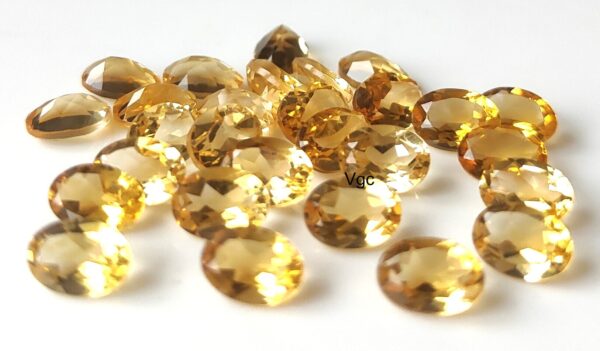 Natural 9×11 mm Citrine Oval Cut Faceted AAA Quality – Citrine Oval Faceted 9x11mm