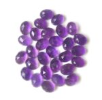 Natural 6×8 mm African Amethyst Oval Rose Cut AAA Quality – Amethyst Oval Faceted 6x8mm