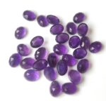 Natural 6×8 mm African Amethyst Oval Rose Cut AAA Quality – Amethyst Oval Faceted 6x8mm