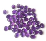 Natural 6×8 mm African Amethyst Oval Rose Cut AAA Quality – Amethyst Oval Faceted 6x8mm
