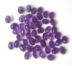 Natural 6×8 mm African Amethyst Oval Rose Cut AAA Quality – Amethyst Oval Faceted 6x8mm