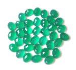 Natural Green Onyx 6×8 mm Oval Rose Cut – Green Onyx Oval Rose Cut 6x8mm