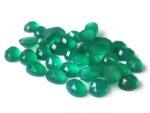 Natural Green Onyx 6×8 mm Oval Rose Cut – Green Onyx Oval Rose Cut 6x8mm