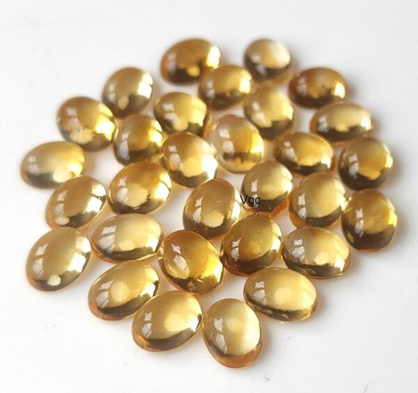 Natural 3×5 mm Citrine Oval Cabochon AAA Quality – Citrine Oval Cabochon 3x5mm