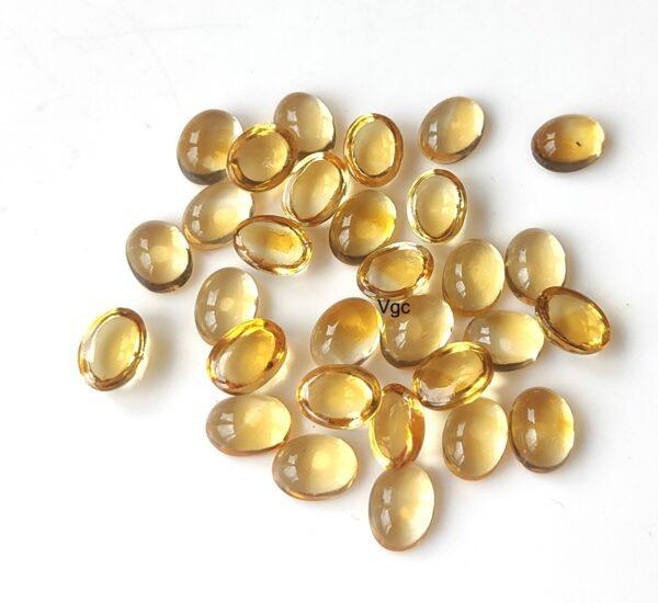 Natural 3×5 mm Citrine Oval Cabochon AAA Quality – Citrine Oval Cabochon 3x5mm