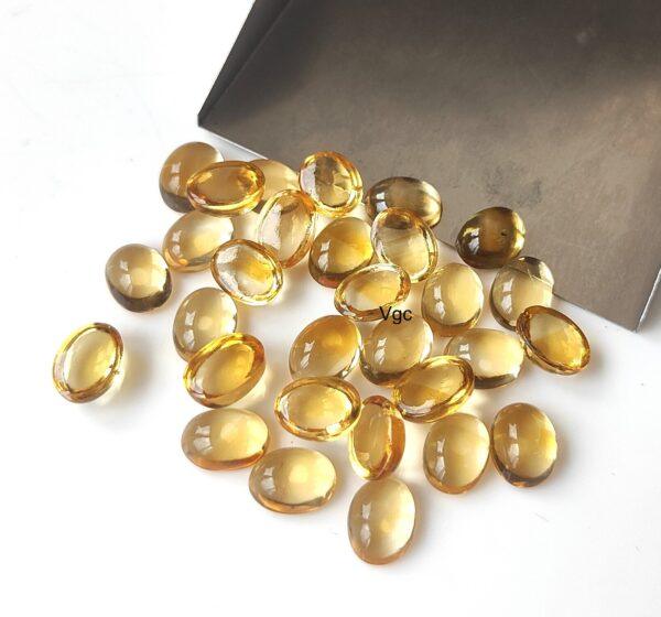 Natural 3×5 mm Citrine Oval Cabochon AAA Quality – Citrine Oval Cabochon 3x5mm