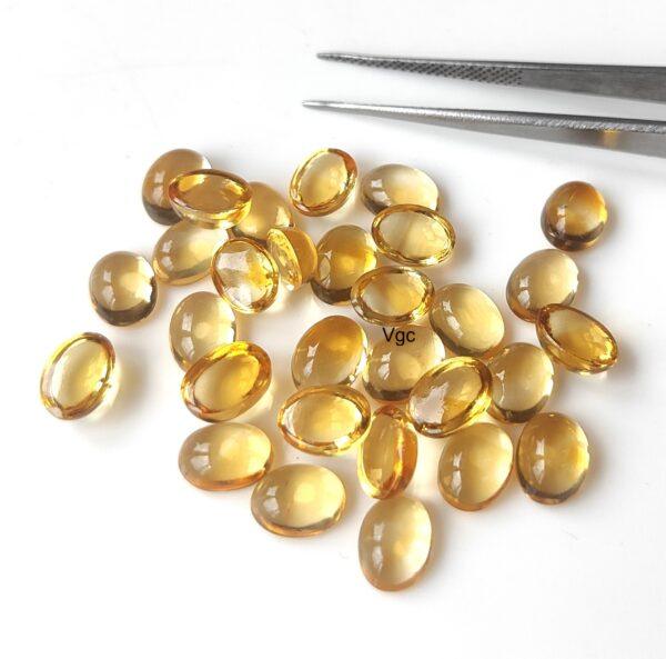 Natural 3×5 mm Citrine Oval Cabochon AAA Quality – Citrine Oval Cabochon 3x5mm